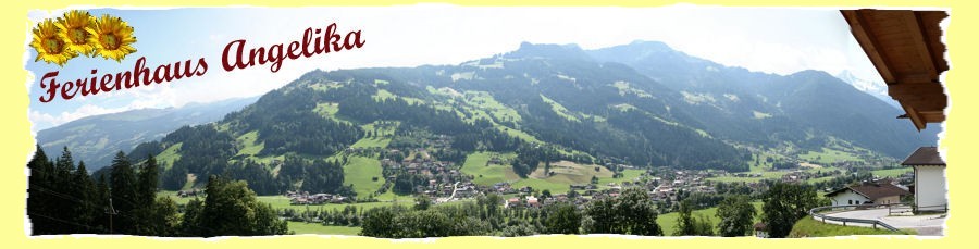 Ferienhaus Angelika - Mayrhofen - Hippach im Zillertal - Unser Haus befindet sich auf einer sonnigen, aussichtigen Anhöhe, in einem idealen Wander- und Skigebiet